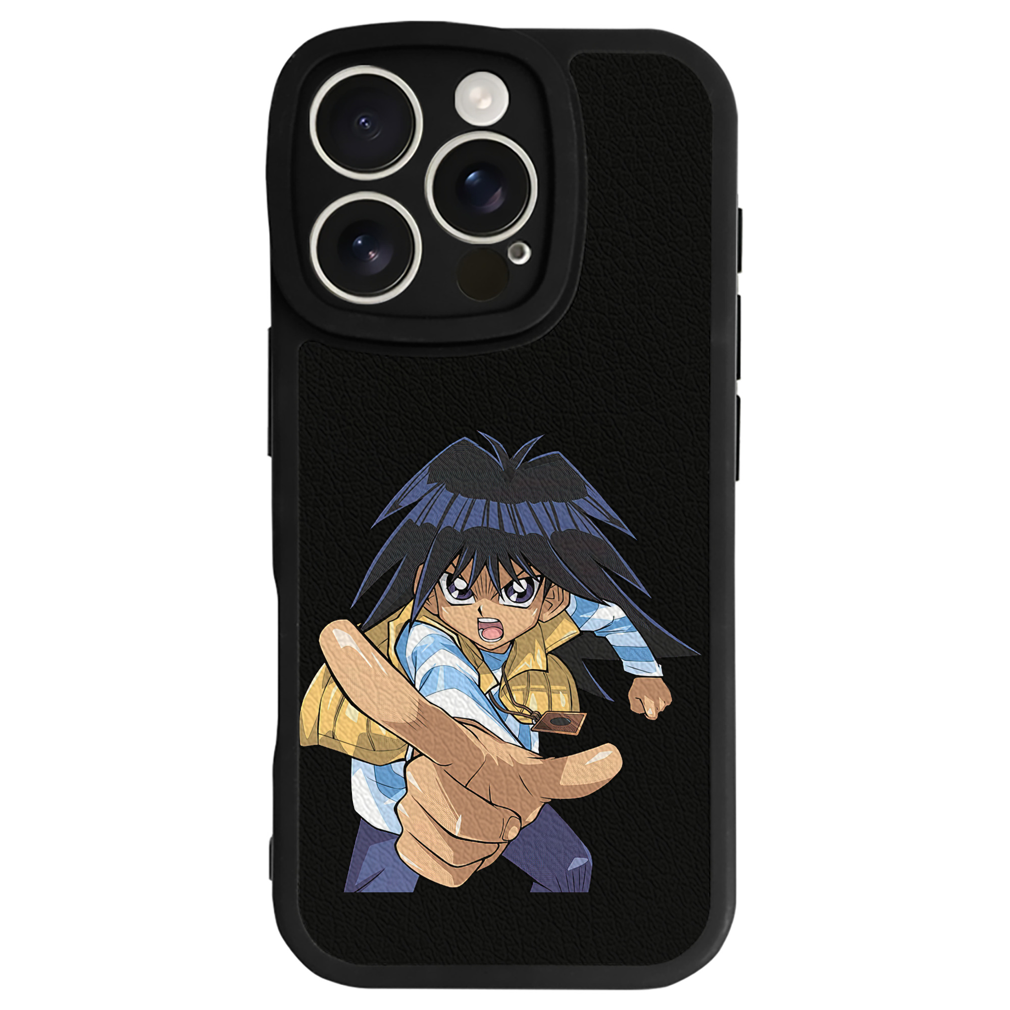 遊☆戯☆王 Yu-Gi-Oh! 【iPhone 16シリーズ対応】シリコンスマホケース（レザー調） 材質：シリコン